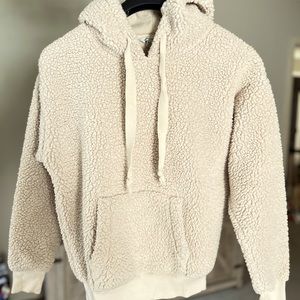 American Eagle AE sherpa hoodie XS